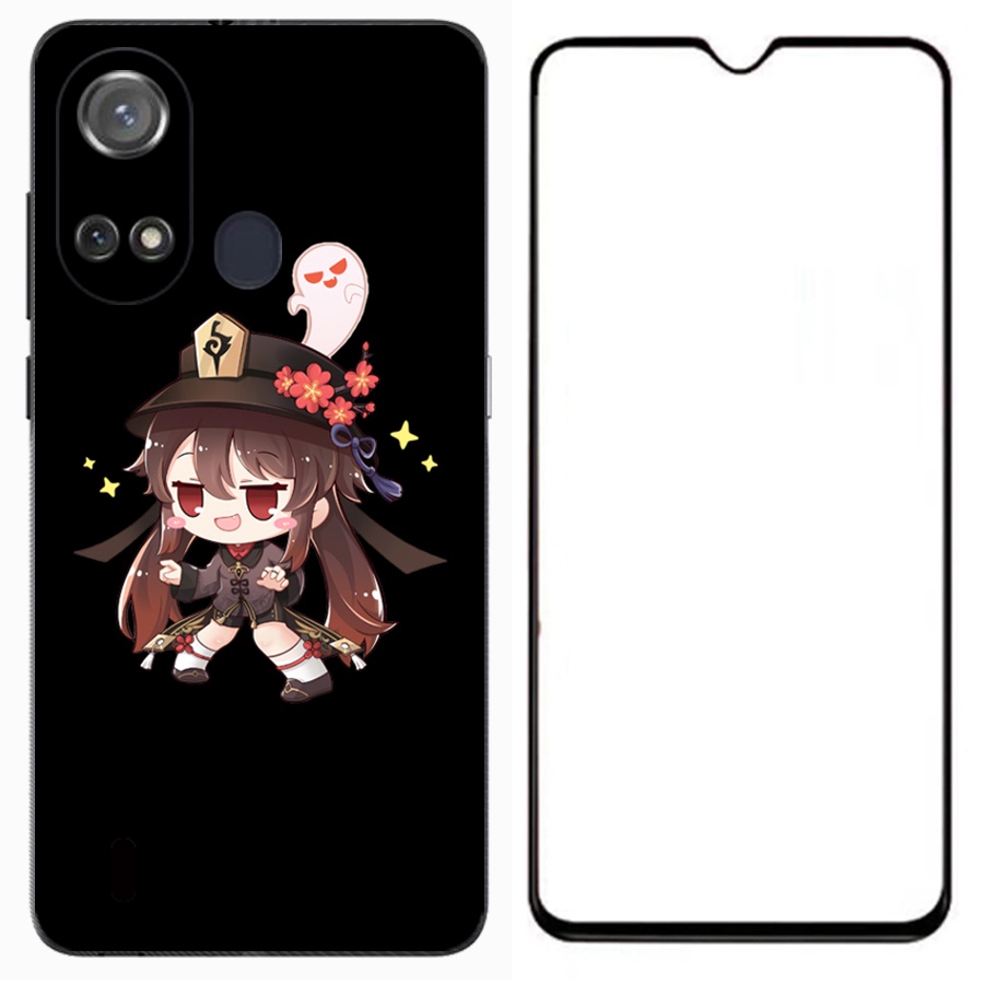 genshin-impact-เคส-itel-a49-play-6-3-นิ้ว-a58-lite-พร้อมฟิล์มกระจกนิรภัย