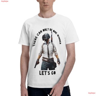 เสื้อยืดพิมพ์ลายแฟชั่น loylaiya เสื้อยืดผู้ชาย PUBG MOBILE เสื้อยืดเกมมิ่ง PubG Winner Classic T-Shirt Tee Mens Ba_03