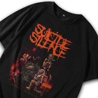 เสื้อยืด พิมพ์ลายวงดนตรี Suicide Silence Metal Band Vol 294