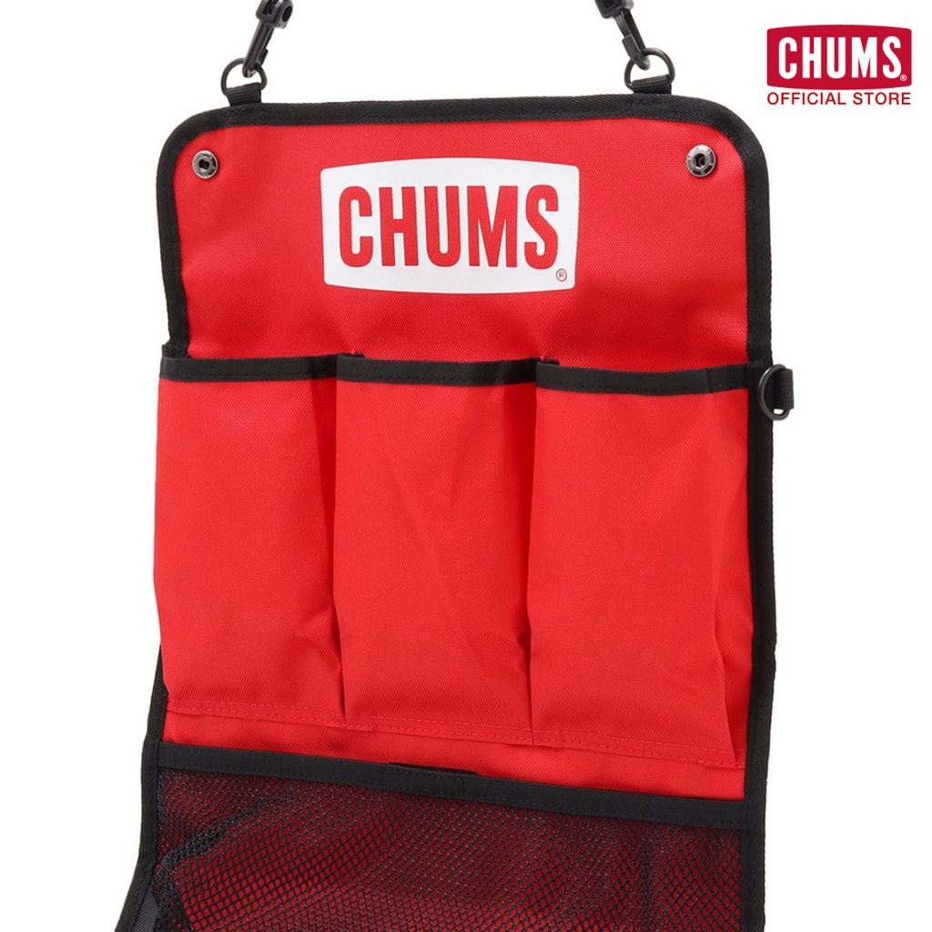 chums-logo-wall-pocket-กระเป๋าใส่อุปกรณ์ครัว-กระเป๋าแขวน-ใส่ช้อนส้อม-เคสใส่อุปกรณ์ครัว-cutlery-อุปกรณ์แคมป์ปิ้ง-ชัมส์