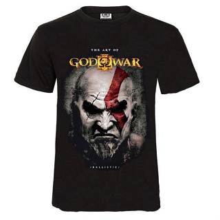 เสื้อยืดลาย God of War Kratos