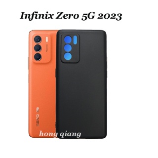 เคสโทรศัพท์มือถือ แบบนิ่ม สีดํามันวาว สําหรับ Infinix Zero 5G 2023 Infinix Zero 20