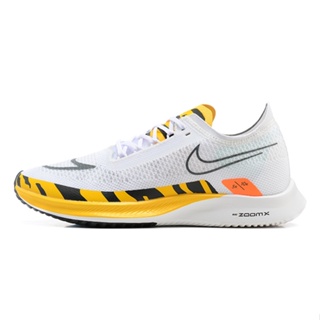 Nike ZoomX Streakfly Running Shoe Breathable Shock Absorbing Marathon Running Shoe white yellow36-45