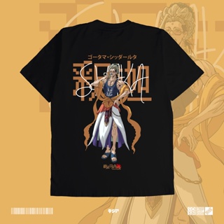 เสื้อผ้าผชเสื้อยืด พิมพ์ลายการ์ตูนอนิเมะ Shaka Record of Ragnarok Buddha God God Human สไตล์ญี่ปุ่นS-5XL