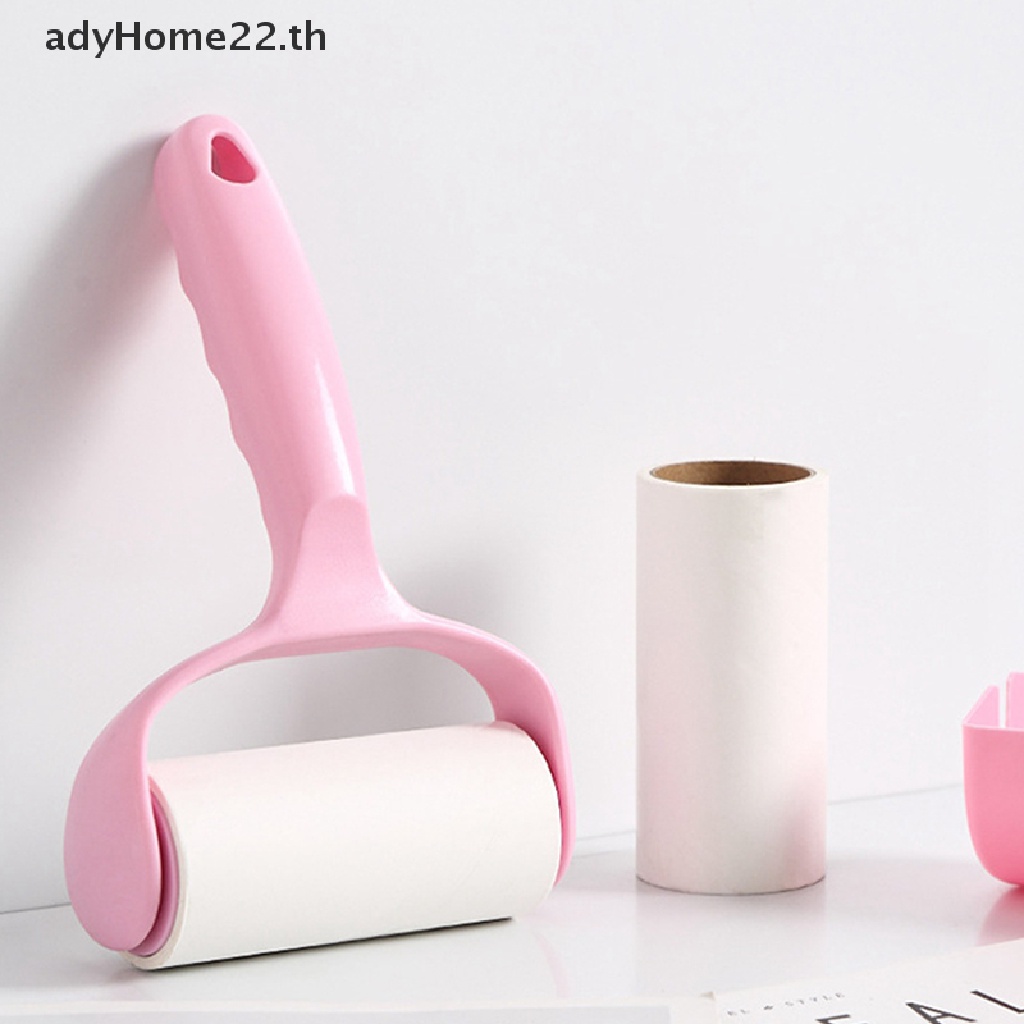 adyhome-สติกเกอร์ลูกกลิ้งกําจัดขน-แบบเหนียว-ฉีกได้-พร้อมผ้าคลุมกันฝุ่น