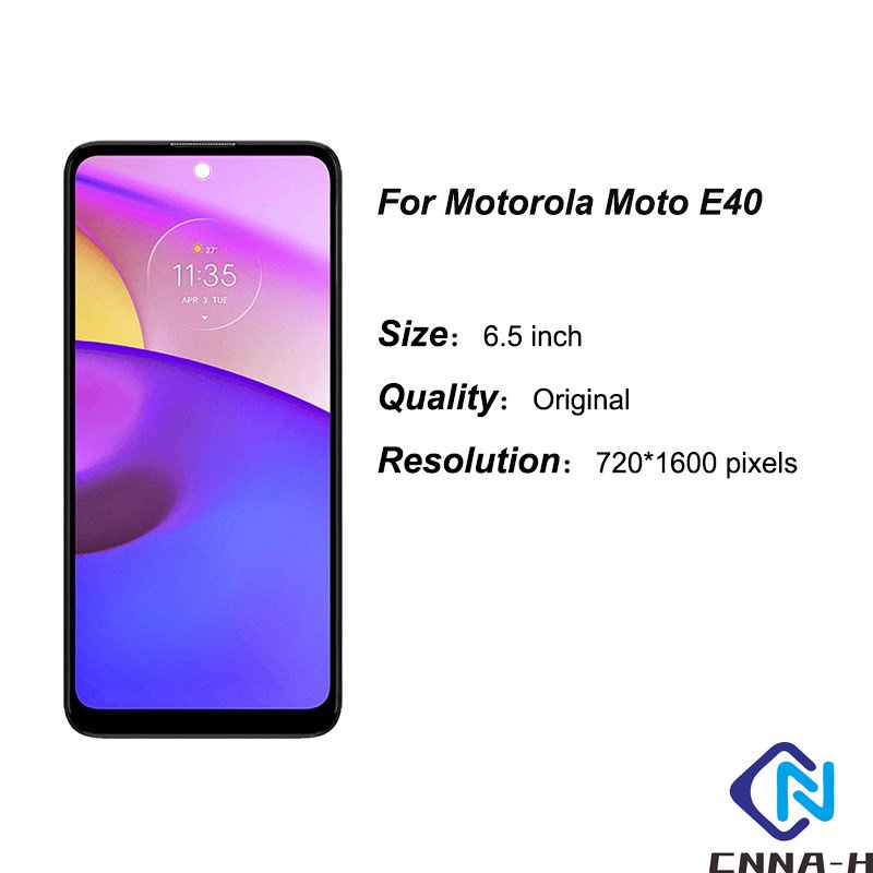 อะไหล่หน้าจอสัมผัสดิจิทัล-lcd-แบบเปลี่ยน-สําหรับ-motorola-moto-e40-xt2159-moto-e40