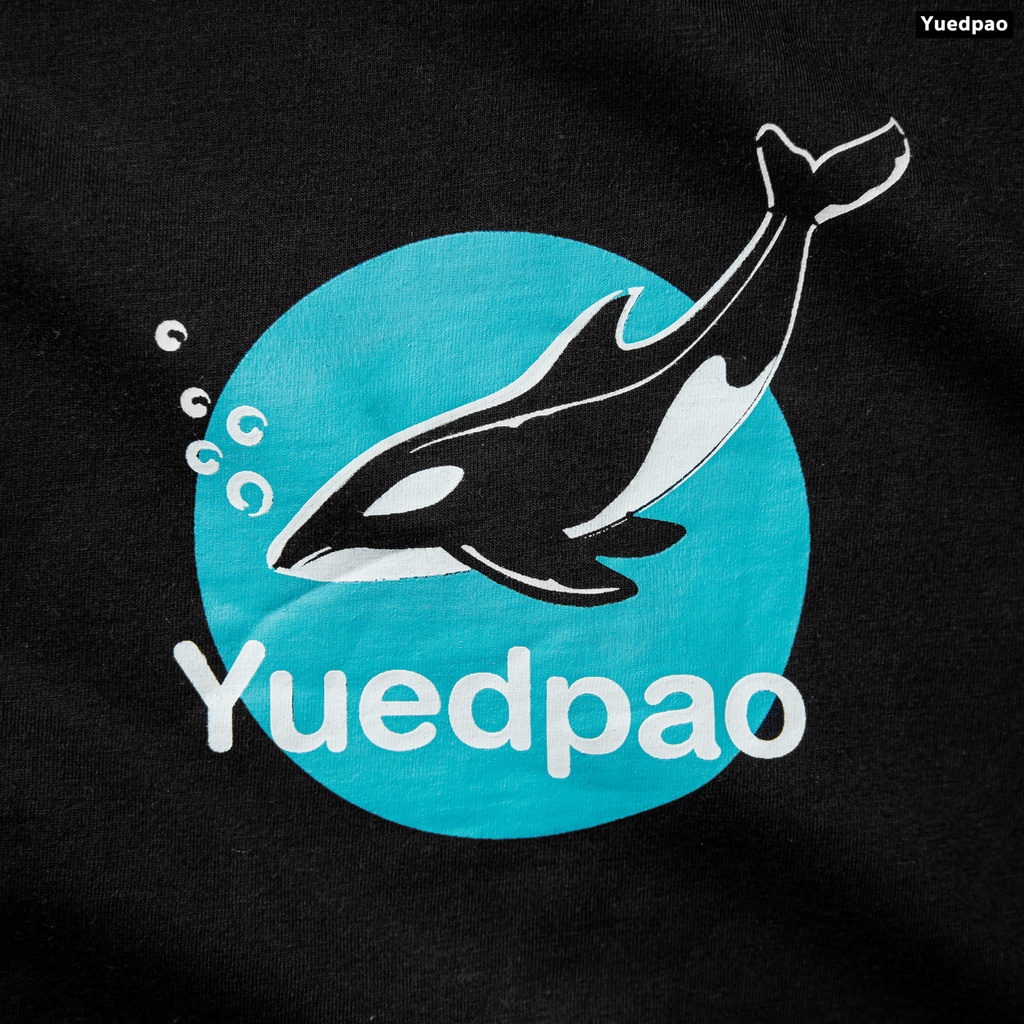 yuedpao-ยอดขาย-no-1-รับประกันไม่ย้วย-2-ปี-ผ้านุ่ม-เสื้อยืดเปล่า-เสื้อยืด-oversize-black-killer-whale-print-04