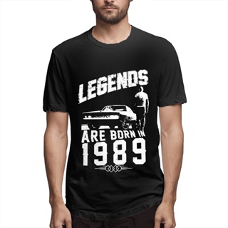 men tshirt Legends Are Born In 1989 s T Shirts Novelty Tees Short Sleeve Round Collar T-Shirt 100% Cotton Origi_03