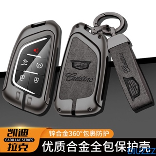 เคสรีโมตกุญแจรถยนต์ โลหะผสมสังกะสี 5 ปุ่ม อุปกรณ์เสริม สําหรับ Cadillac CT4 CT5 CT4-V C8 Corvette 2022 Escalade