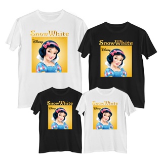 Disney Snow White T shirt Comfortable Breathable 100% cotton T shirt for girls Women tee shirt famil_01