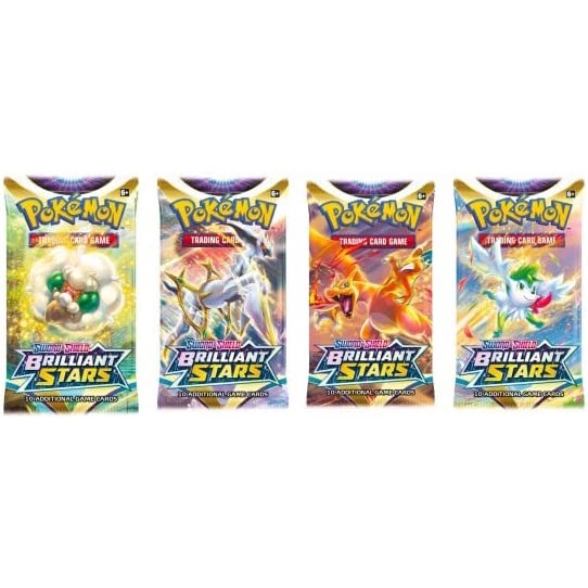 โปเกมอน-pokemon-tcg-brilliant-stars-booster-packs-การ์ดเกม-4-แพ็ค-9-ใบต่อแพ็ค