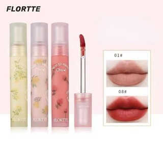 Flortte First Kiss Cream ลิปครีม เนื้อแมตต์ ลิปเคลย์ กํามะหยี่ แมตต์ ลิปสติก ลิปกลอส