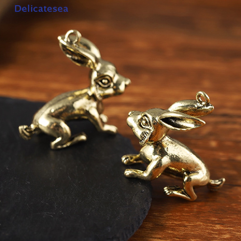 delicatesea-พวงกุญแจทองเหลืองเทียม-แฮนด์เมด-รูปสัตว์ราศี-สไตล์วินเทจ