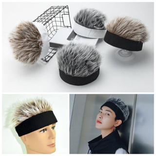 💖 หมวกวิกผม ที่คาดผม ทรงผู้ชายเกาหลี แฟชั่น เท่ๆ ดูธรรมชาติ ปรับระดับได้ 💖