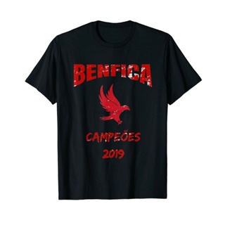 เสื้อยืด พิมพ์ลายการ์ตูน Benfica Campeoes ของขวัญวันเกิด สไตล์ฮิปฮอป