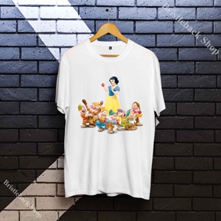 Snow White T-shirt and 7 beautiful Unisex short sleeves super cute and cute short sleeves - I5SWD006_01