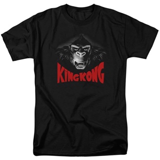 King Kong - Kong Face T-Shirt Size L Retro fun short-sleeved cotton mens round neck fashion popular youth_01