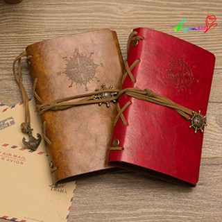 【AG】Note Book Vintage Multipurpose Leather Retro Diary Journal for Writing