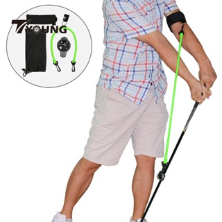 ภาพหน้าปกสินค้า[TyoungTH] Lightweight Golf Swing Trainer Training Aid Position Correction for Exercise ผู้ฝึกสอนวงสวิงกอล์ฟน้ำหนักเบาช่วยแก้ไขตำแหน่งสำหรับการออกกำลังกาย ที่เกี่ยวข้อง