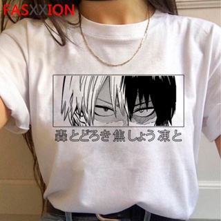 my hero academia bakugou todoroki boku no hero bnha tshirt summer top female graphic tees women harajuku kawaii jap_04