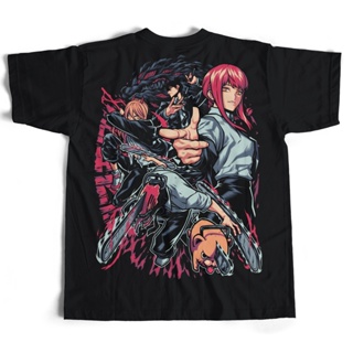 S-5XL เสือยืดผู้ชาย DOODLETOONS ANIME INSPIRED TEE CHAINSAW MANเสื้อยืด