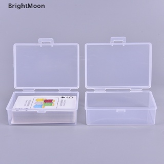 Brightmoon กล่องพลาสติกใส สําหรับใส่ไพ่โป๊กเกอร์ 2 ชิ้น ต่อชุด