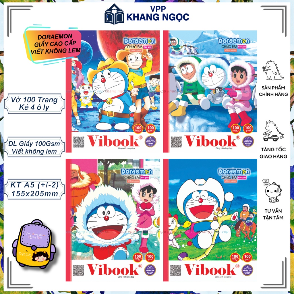 สมุดโน้ตนักเรียนจํานวนมาก 5 ชิ้น 4 O Li 100 หน้า Vinh Tien (Vibook ...
