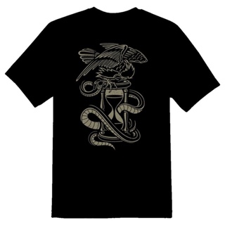 Nice Fashion Hourglass Eagle And Snake Tshirt Graphics High Quality Printed T-Shirt Gift_01