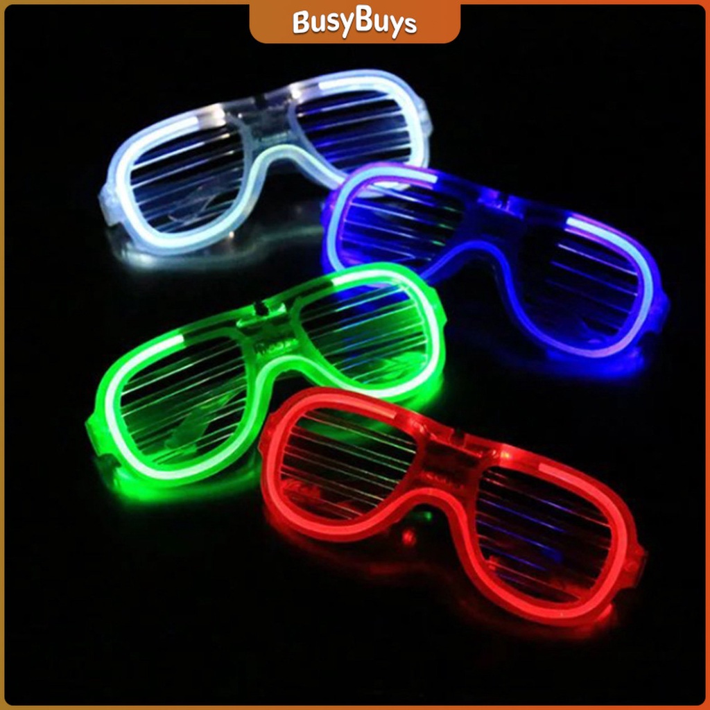 b-b-แว่นตาเรืองแสง-มีหลอดไฟ-led-แว่นตาเรืองแสง-คริสต์มาส-luminous-glasses