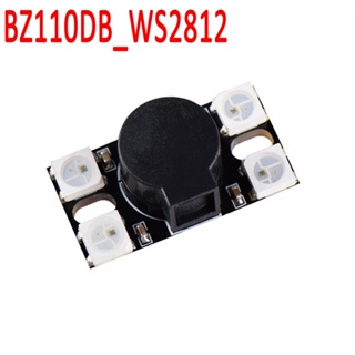 Jhemcu BZ110DB_WS2812 บัซเซอร์เสียงดังมาก พร้อมไฟ LED WS2812 สําหรับโมเดลรถบังคับ มัลติคอปเตอร์ DIY 5v 110DB