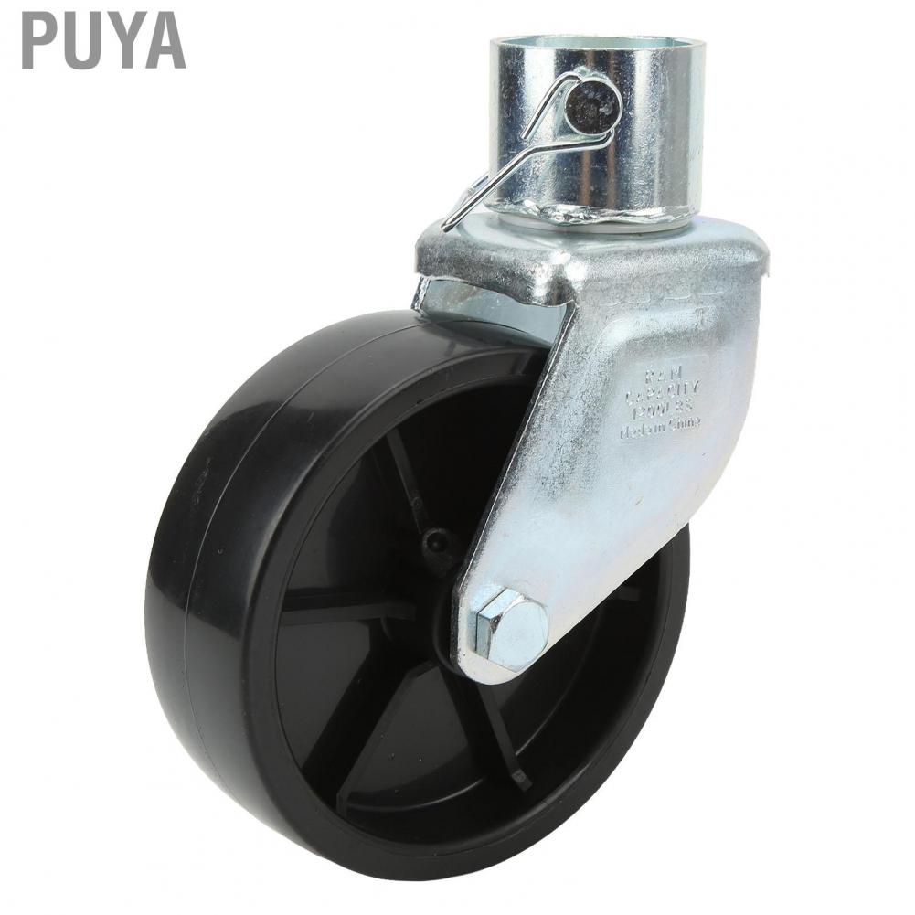 Puya Trailer Jack Swivel Wheel 1200 Lbs Capacity Impact Resistant