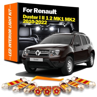 ชุดหลอดไฟ Led ติดภายในรถยนต์ สําหรับ Renault Duster I II 1 2 MK1 MK2 2010-2017 2018 2019 2020 2021 2022