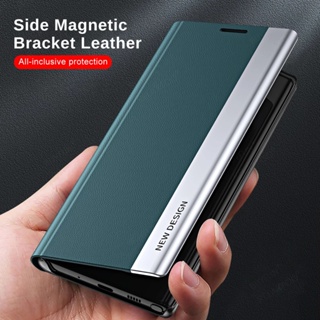 เคสโทรศัพท์มือถือหนัง แบบฝาพับกระจก สําหรับ Honor 90 Lite Lurxy Smart Mirror View Flip Leather Phone Case Book Back Cover For Honor 90 Lite