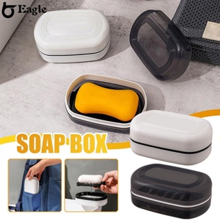 ⭐ Hot Sale ⭐Soap Box Travel White Black PP Material Reusable Soap Case Multi-space