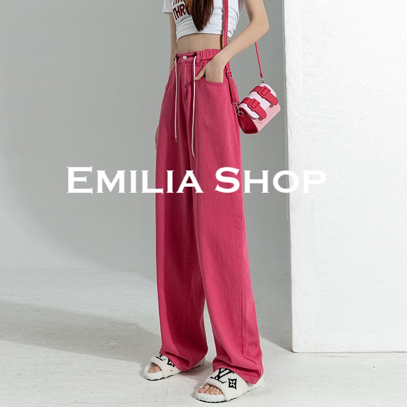 emilia-shop-กางเกงขายาว-กางเกงเอวสูง-ผู้หญิงสไตล์เกาหลี-2023-ใหม่-สไตล์เกาหลี-beautiful-unique-สบาย-a23l07s-36z230909