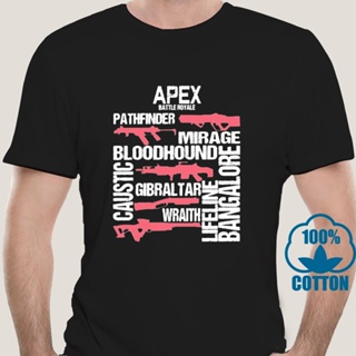 0443A Apex Legends Royale Glossary T Shirts for Men 100% Cotton Funny Battle Game Sleeve Tops Present_11