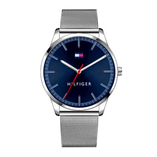 Hilfiger ใหม่ นาฬิกาข้อมือควอตซ์แฟชั่น สายสเตนเลส สีเงิน เรียบง่าย สไตล์นักธุรกิจ 2023
