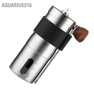 Aquarius316 เครื่องบดกาแฟแบบแมนนวลปรับขนาดอนุภาคเครื่องบดเมล็ดกาแฟสแตนเลสสำหรับใช้ในครัวเรือน