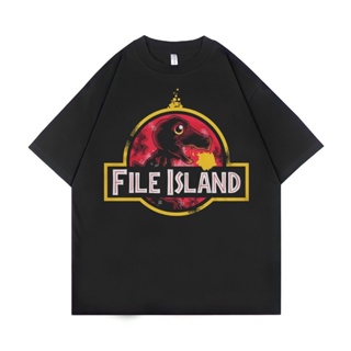 tshirtเสื้อยืดคอกลมฤดูร้อนเสื้อยืด ขนาดใหญ่ พิมพ์ลาย Psycho Crucify Fire Island | สีดํา | เสื้อเชิ้ต Digimon | เสื้_01
