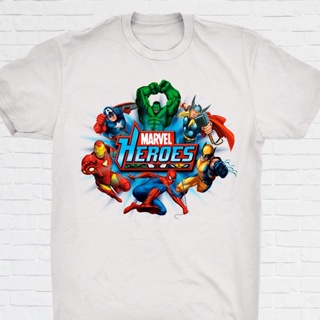 Marvel Heroes Unisex T-Shirt Tshirt Baju 100% Cotton_08