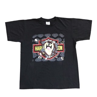 เสื้อยืดการ์ตูน วินเทจ HARLEY-DAVIDSON 90’ ผ้าฟอกเก่า ผ้านุ่มใส่สบาย SIZE’ L - XL โปรดระบุไซร้ในแชทน่ะค่ะ