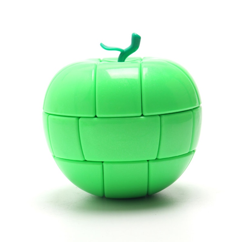 yj-ลูกบาศก์ปริศนา-รูปแอปเปิ้ล-สีแดง-สีเขียว-ขนาด-3x3