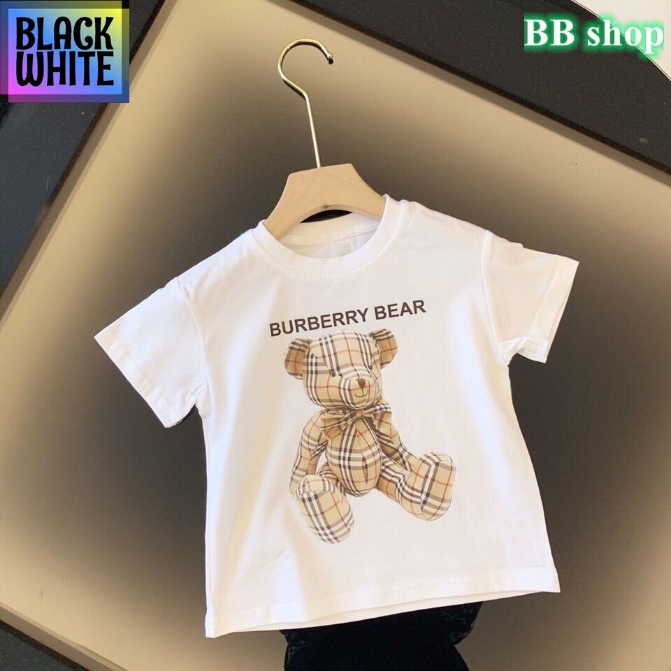 bwcb-เสื้อยืดแขนสั้น-คอกลม-พิมพ์ลาย-burberry-แฟชั่นสําหรับเด็กผู้ชาย-เสื้อยืดถูกๆ-street-apparel-oversize