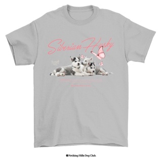 เสื้อยืดลาย SIBERIAN HUSKY (ไซบีเรียน อัสกี) 01 Classic Cotton Unisex by 【Nothing Hills】_02