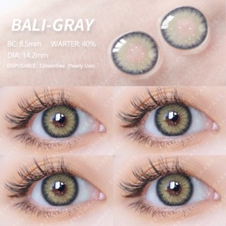 Eyeshare คอนแทคเลนส์ บิ๊กอาย อัญมณีสโมคกี้ นิ่ม สีควัน เครื่องสําอางแต่งหน้า รายปี 1 คู่ = 2 ชิ้น