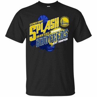 เสื้อยืด พิมพ์ลาย Steph Curry Klay Thompson Splash Brothers สไตล์ฮาราจูกุ สตรีท สําหรับผู้ชาย