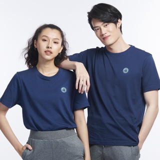 BODY GLOVE Unisex Basic T-Shirt เสื้อยืด สีน้ำเงินเข้ม-22_01