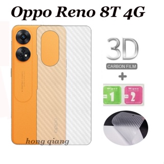 ฟิล์มคาร์บอนไฟเบอร์ 3D สําหรับ Oppo Reno 8T 8Z 8 Pro 5G 7z 6z 7 Pro 5 4 3 2F