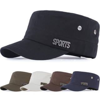 flat top cap fashion men baseball cap cotton soft outdoor sun hat