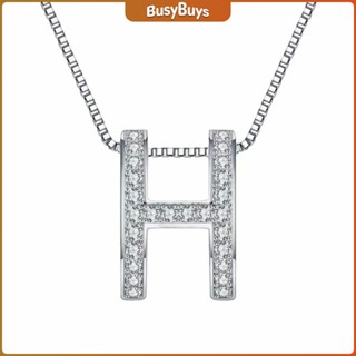 B.B. สร้อยคอ จี้รูปตัวอักษร H เครื่องประดับสําหรับผู้หญิง H necklace